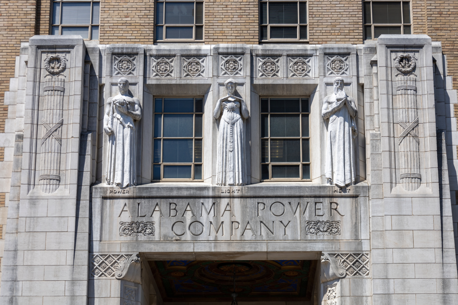 A history of the Alabama Power Building, including Vulcan's mythical