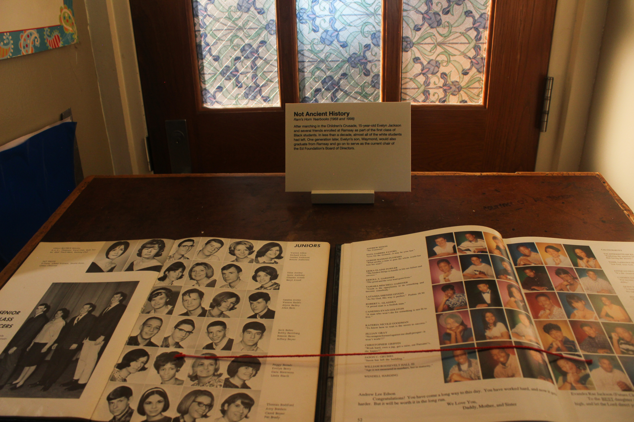 Ramsay High School hosts immersive exhibit to foster empathy 6 "Not Ancient History" exhibit