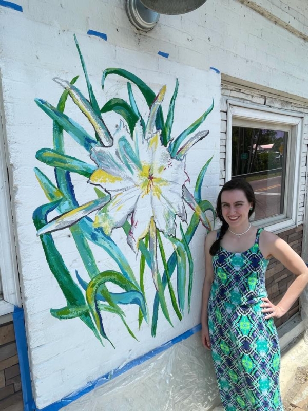 Oversoul Brewing Cahaba Lillies Mural