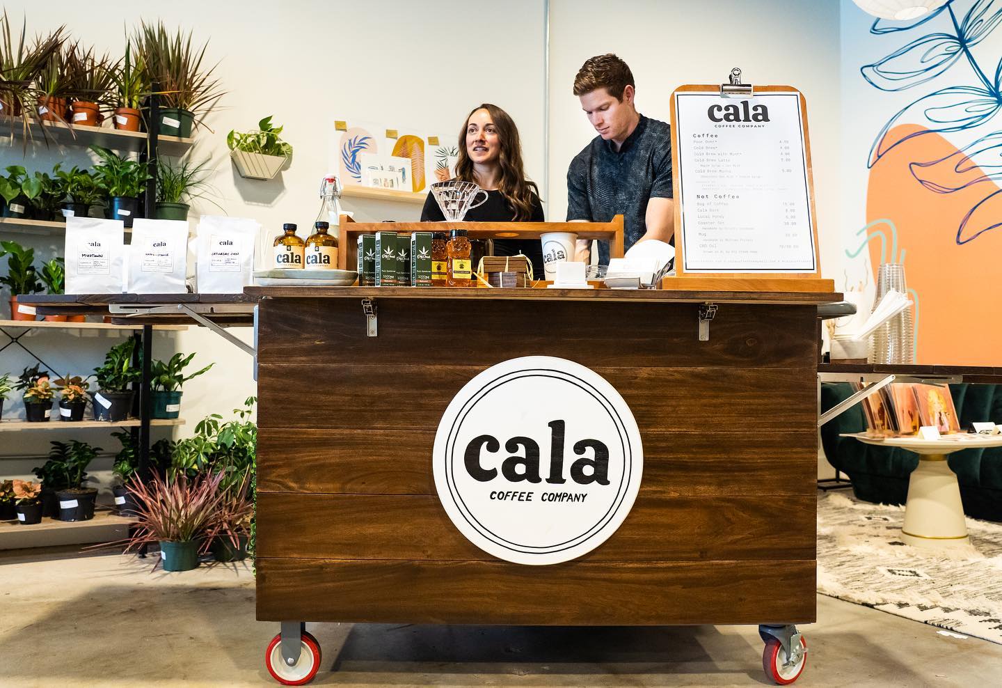 Cala Coffee Cart at House Plant Collective