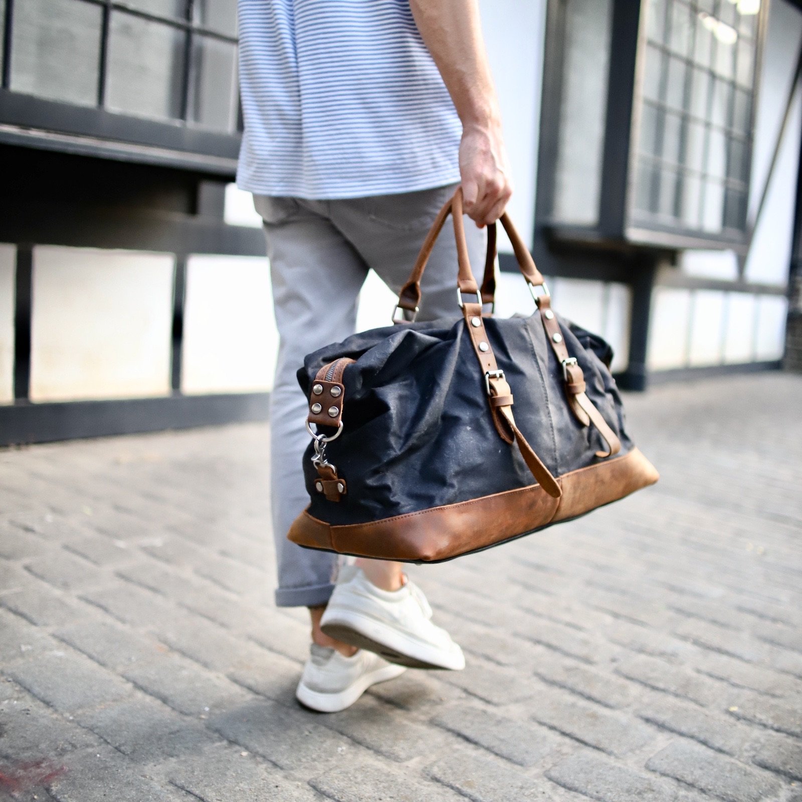 Celebrate Father's Day with 7 local gift ideas + 1 giveaway 11 Flint Leather Co duffel