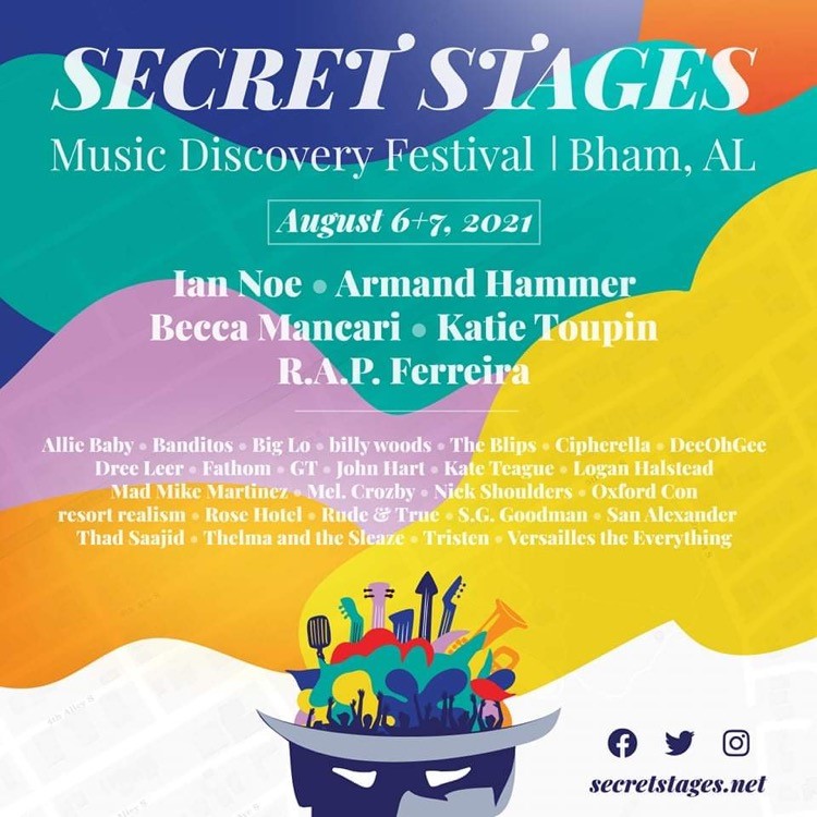 The Secret Stages lineup is AMAZING this year! Photo courtesy of Secret Stages