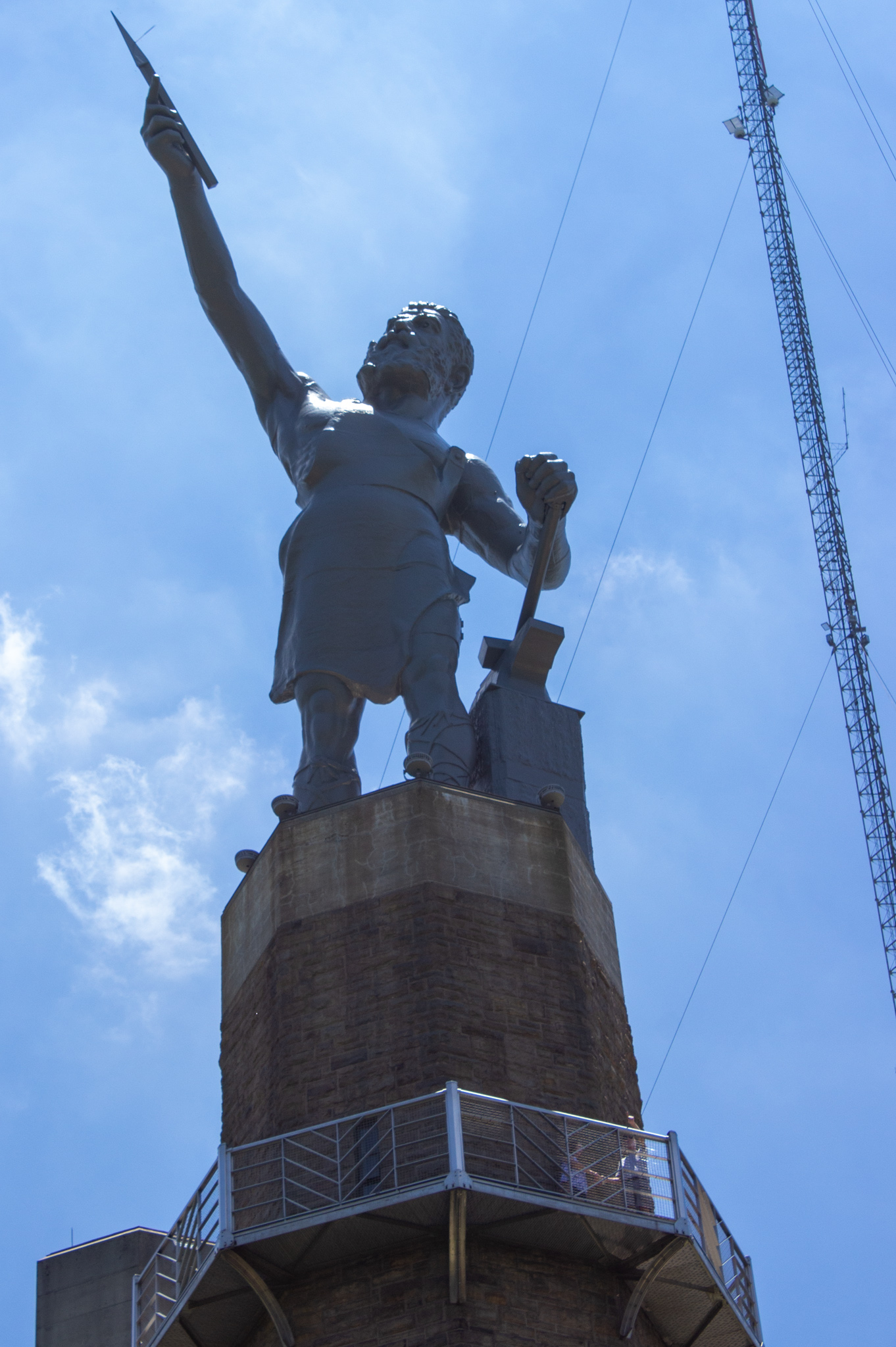 The Vulcan Statue spent many years at the Alabama State Fairgrounds before taking its rightful place. Photo by Libby Foster for Bham Now.