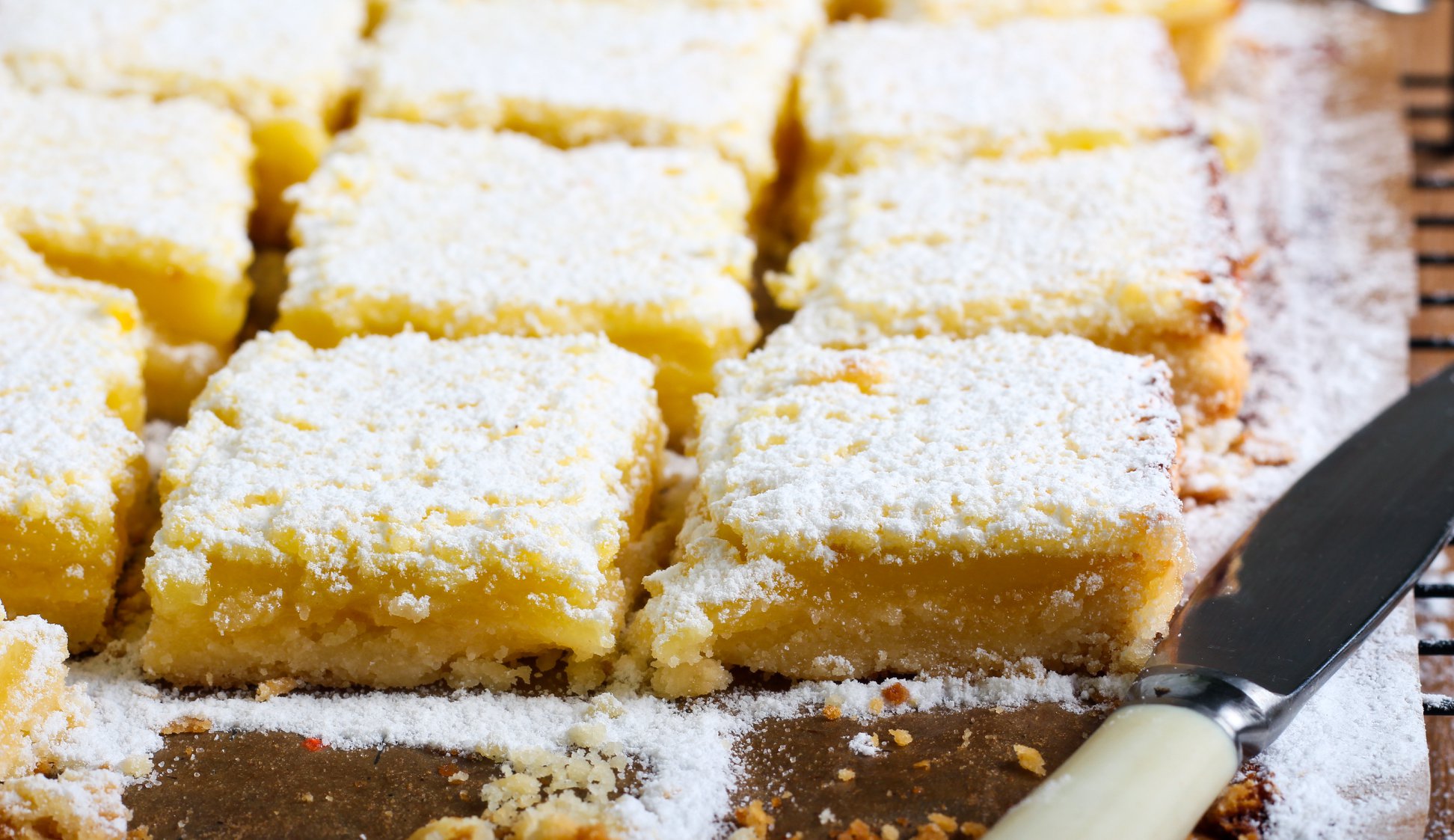 Look at those famous lemon bars!