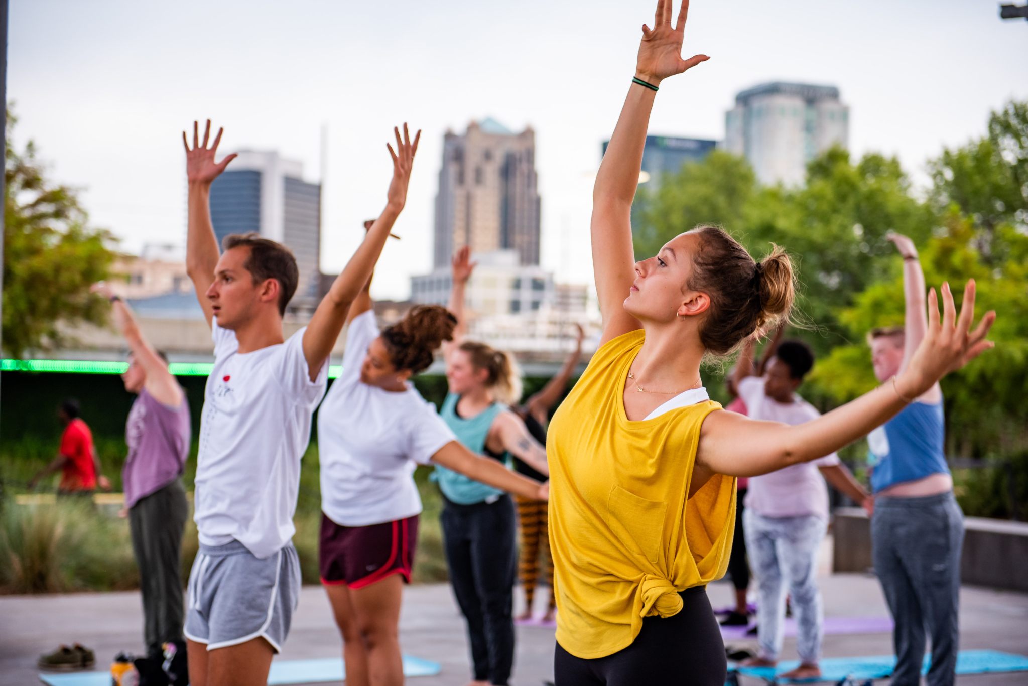 free exercise classes in railroad park