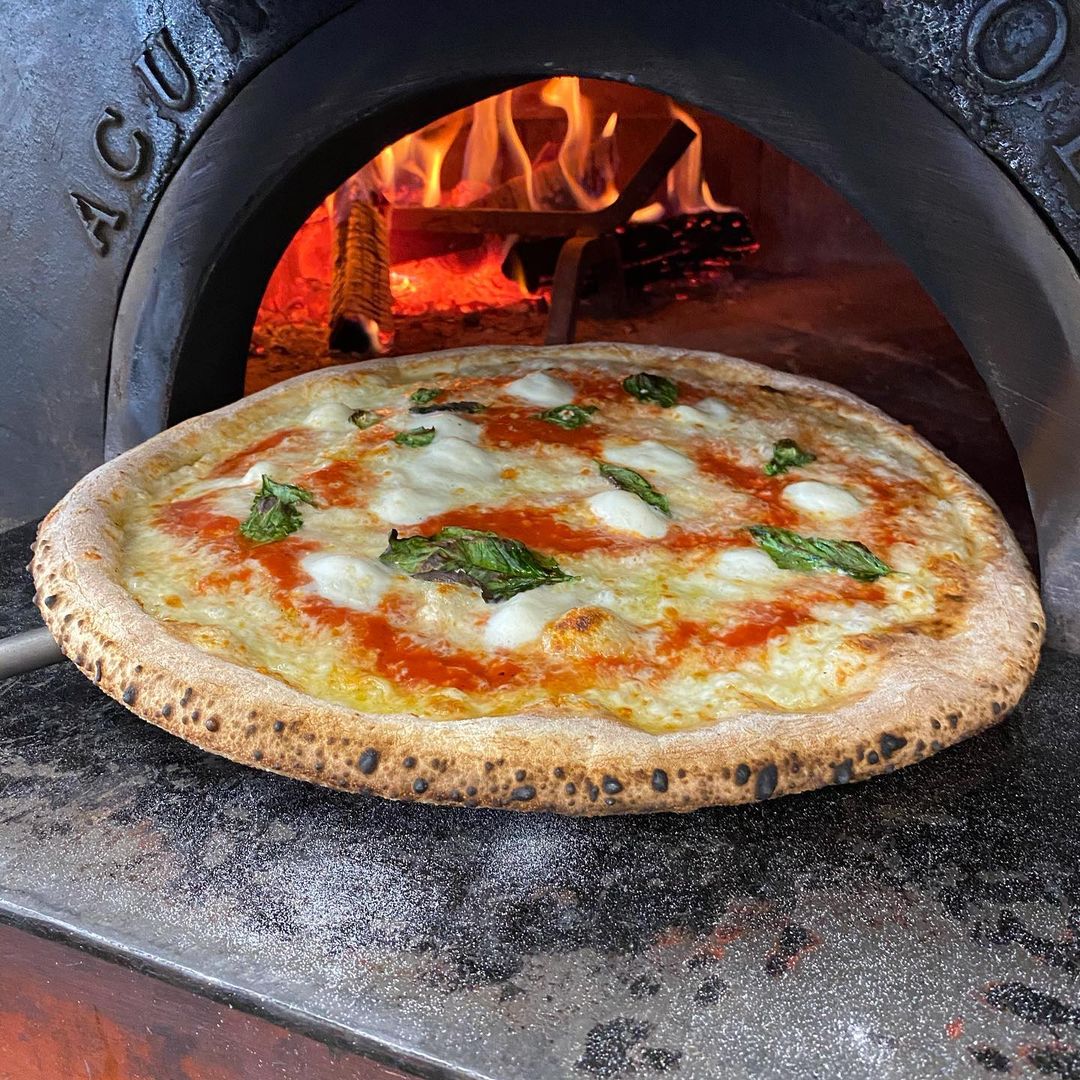 Just look at that wood fired goodness! 