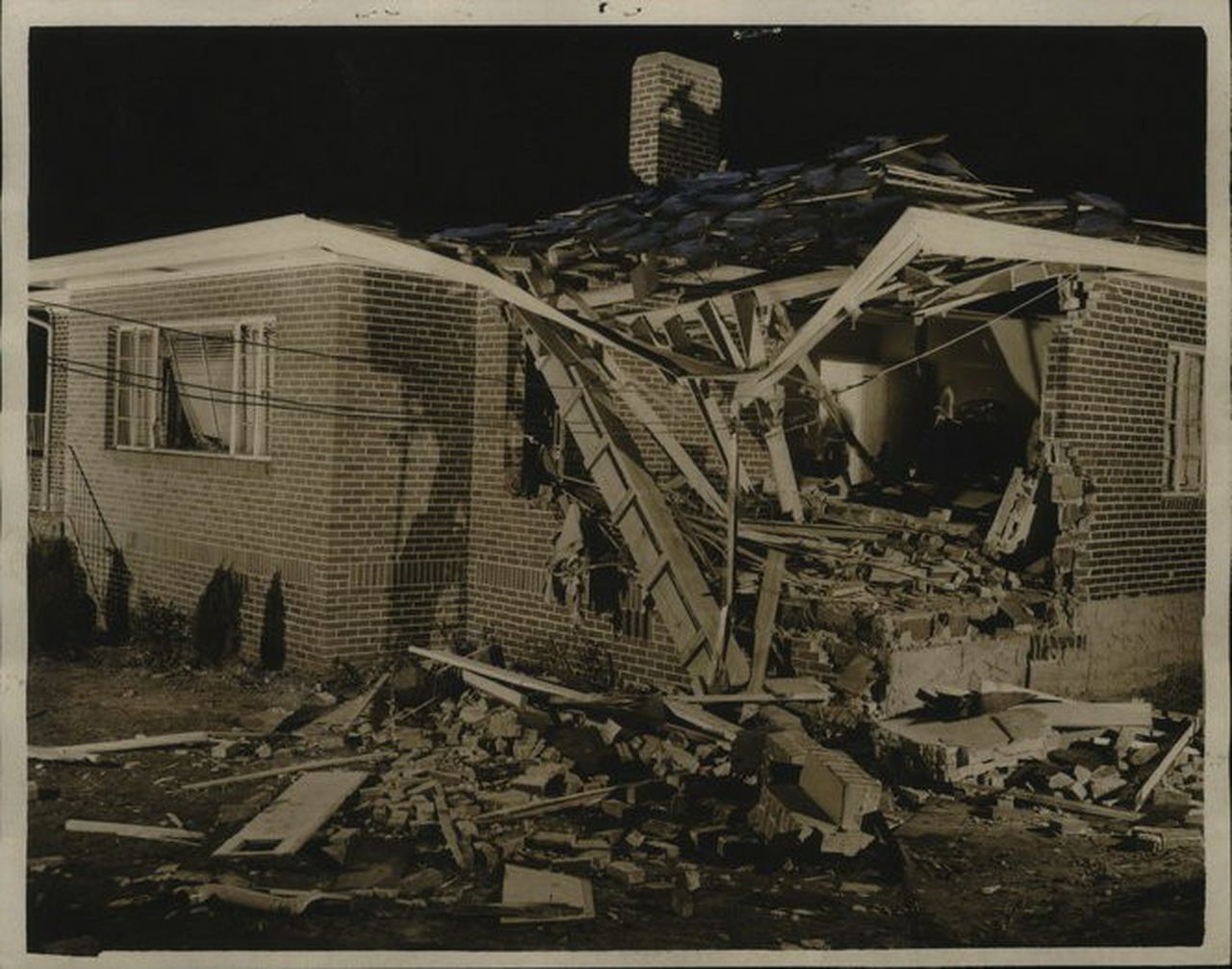 5-Monk residence bombing, 1950, Vulcan Park & Museum, Dynamite Hill, Center Street