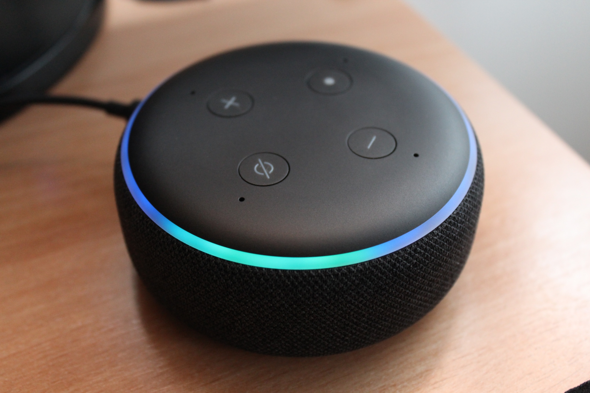 Birmingham Advances in Tech World with Free AI Bootcamp 2 image of an echo dot sitting on a table