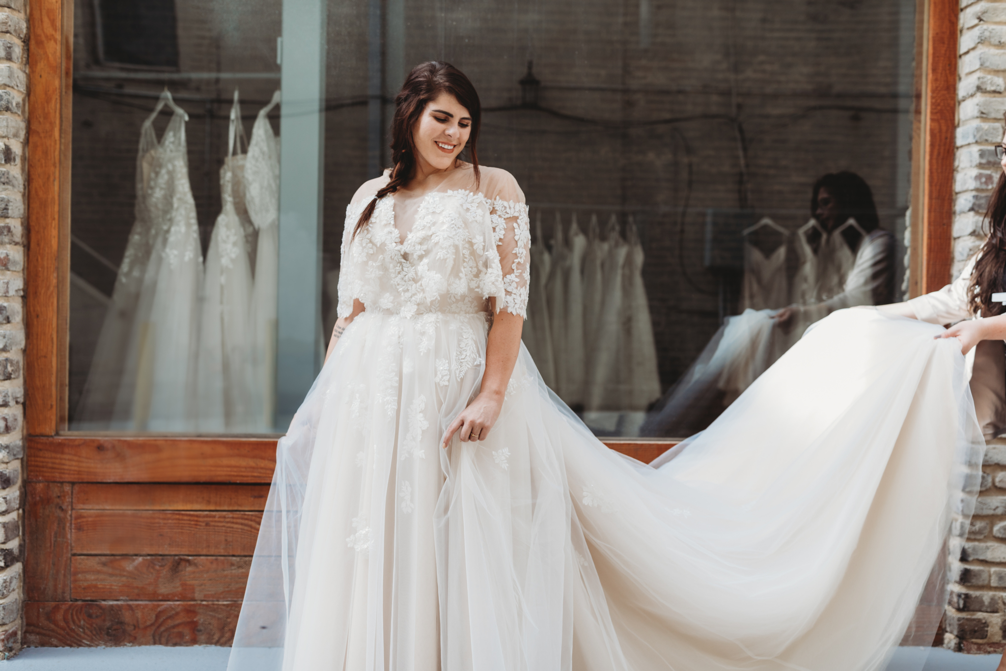 Meet one local photographer who’s off to Chicago + New York soon to model wedding dresses