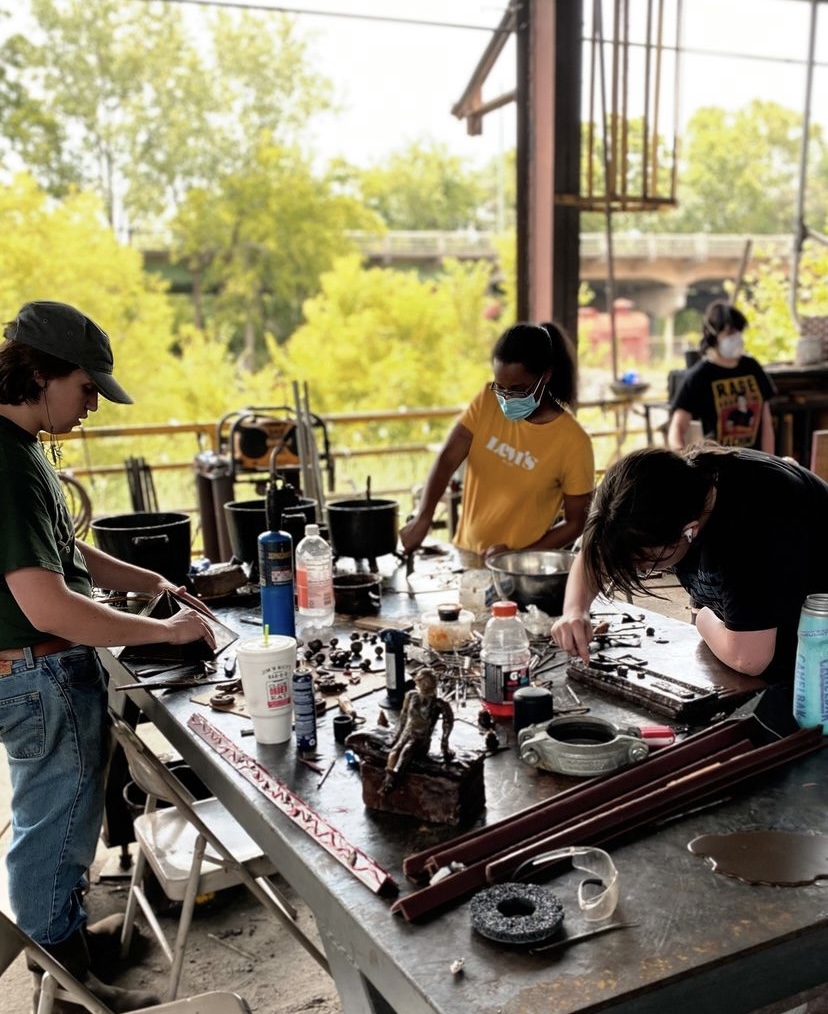 7 local art experiences you can share with friends 3 children creating metal art