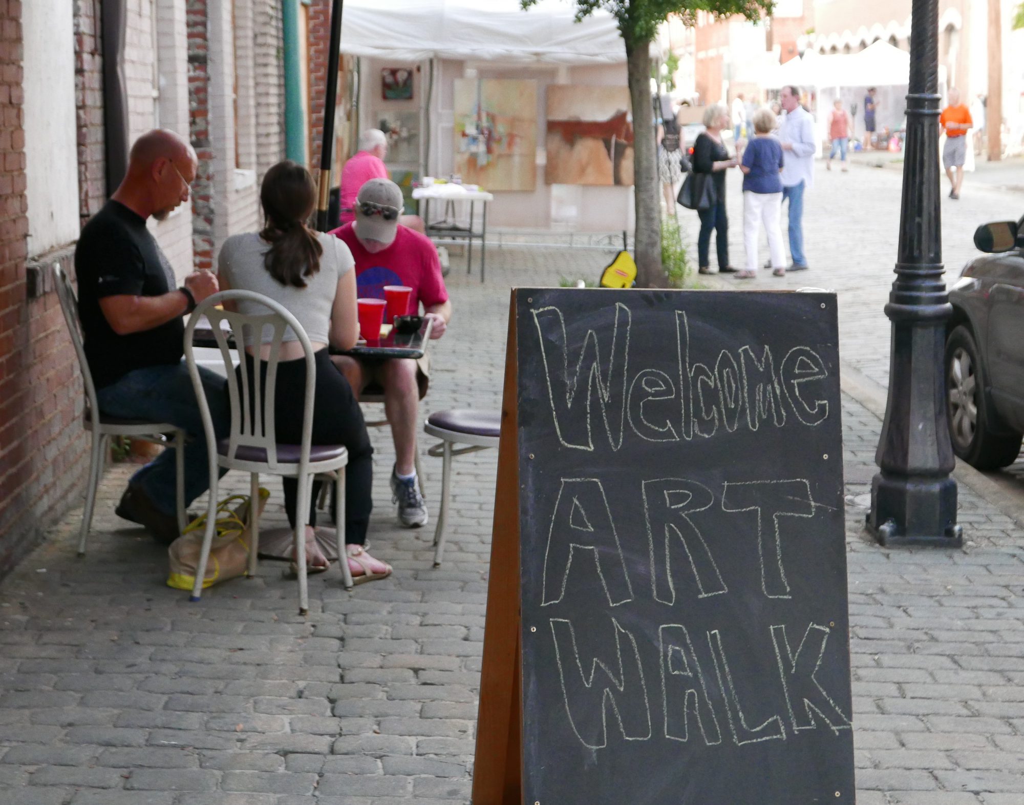 Eat in the streets at Artwalk