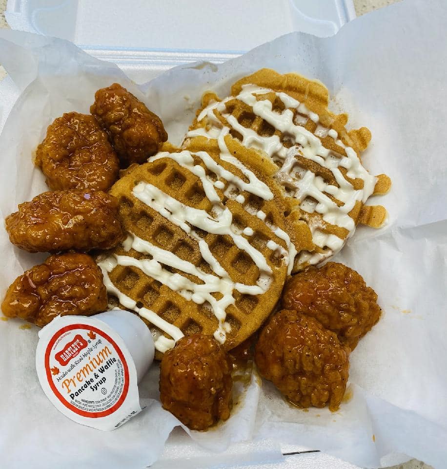 Birmingham Wings and Waffles sweet and savory waffles
