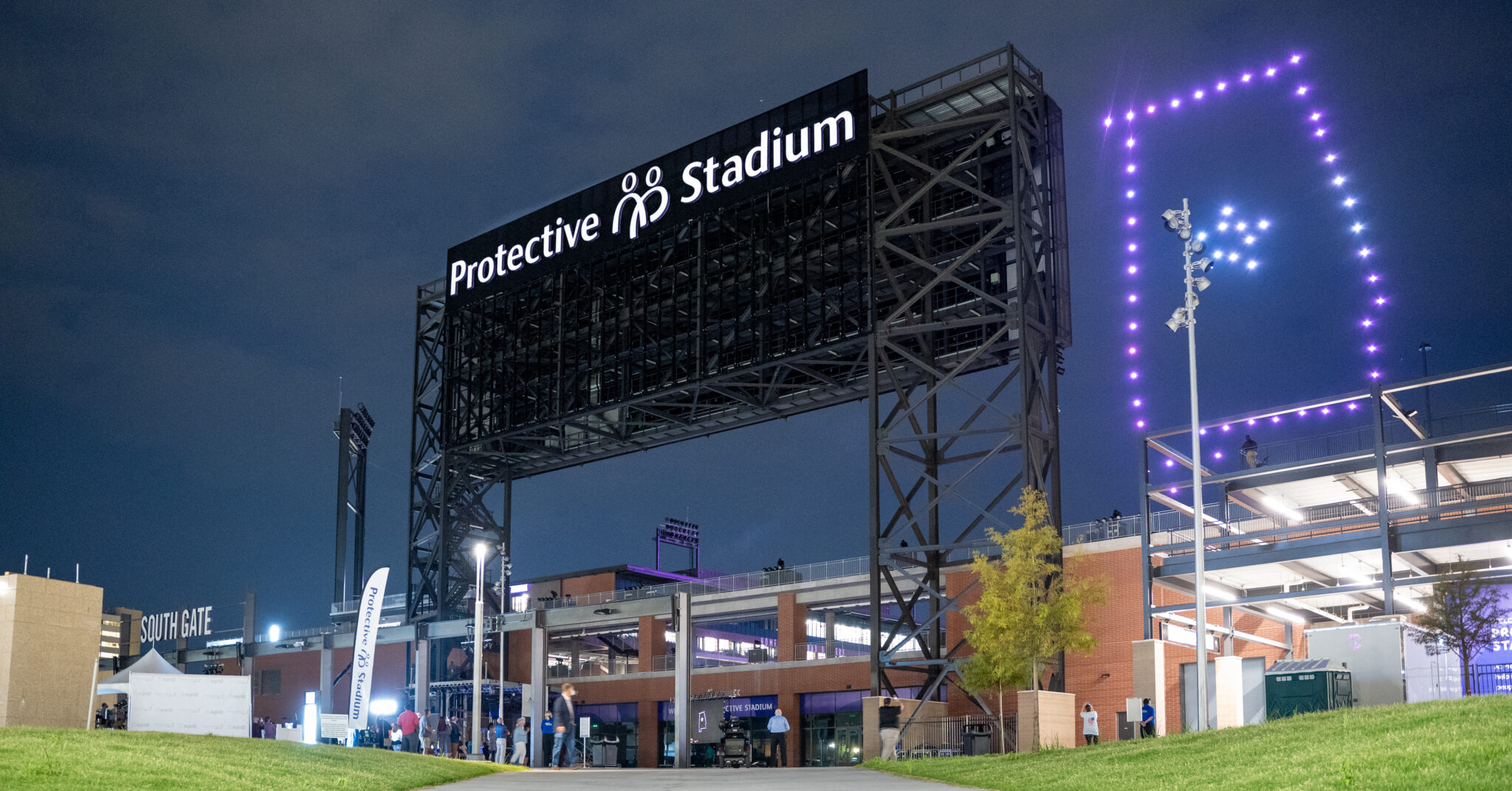 Protective Stadium lights up Birmingham with new sign [Photos]
