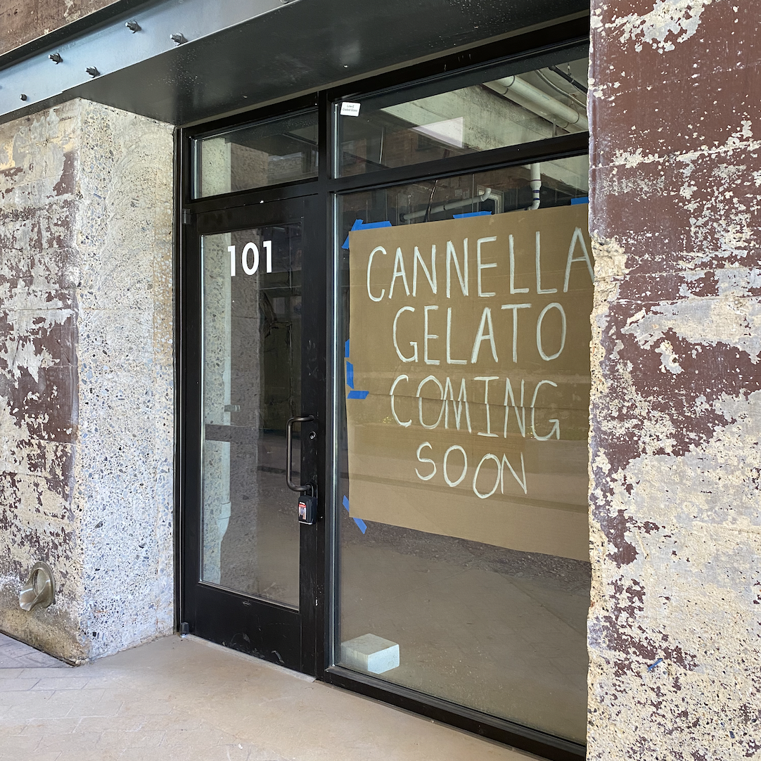 I scream, you scream, we all scream for...gelato. New location of Cannella Gelato. 