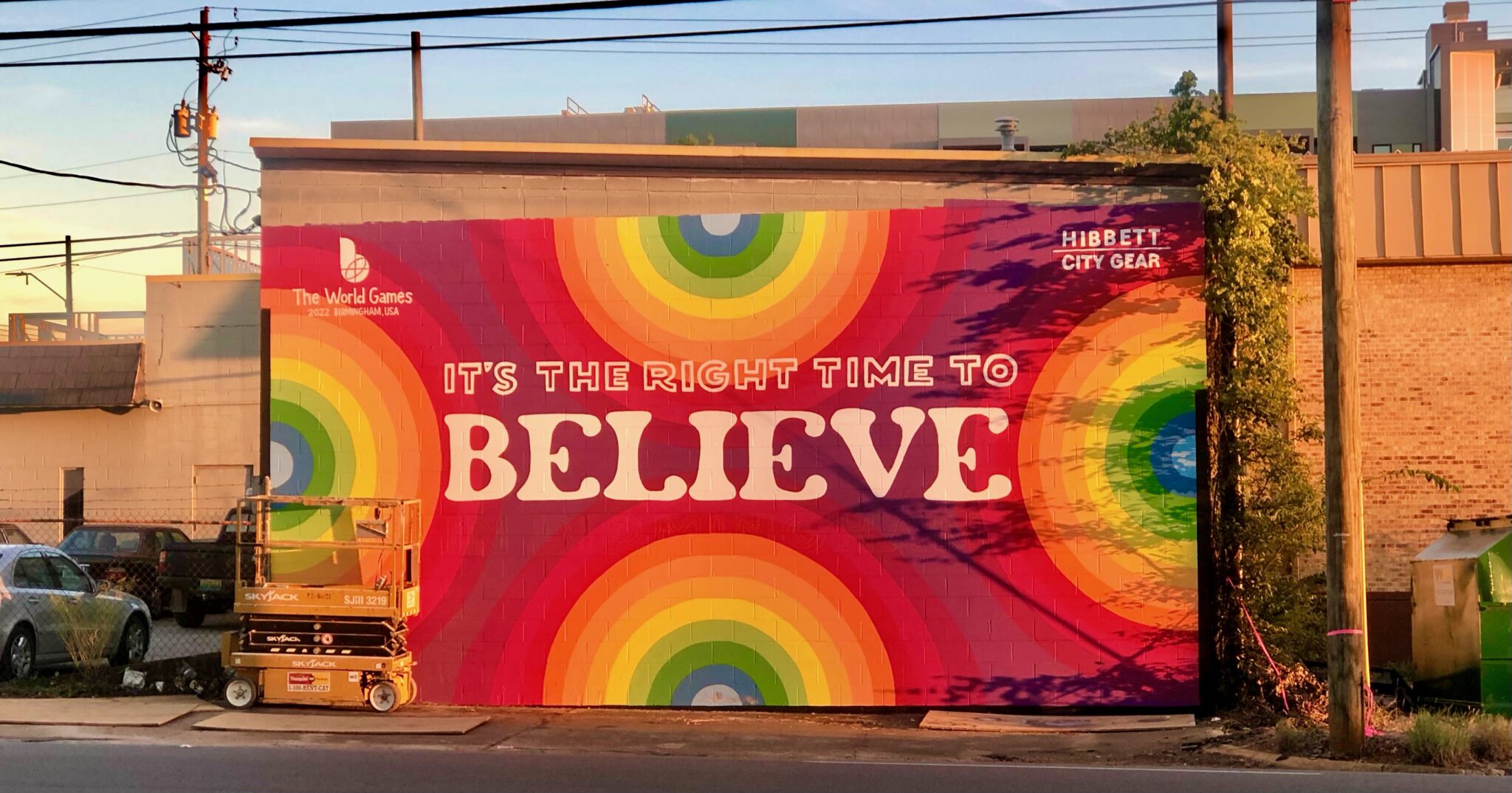 Believe in Birmingham mural