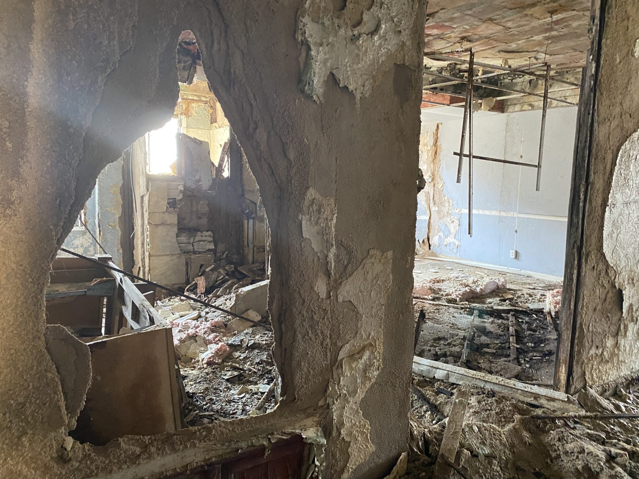 Quinlan Castle demolition begins January 2022 3 Southern Research