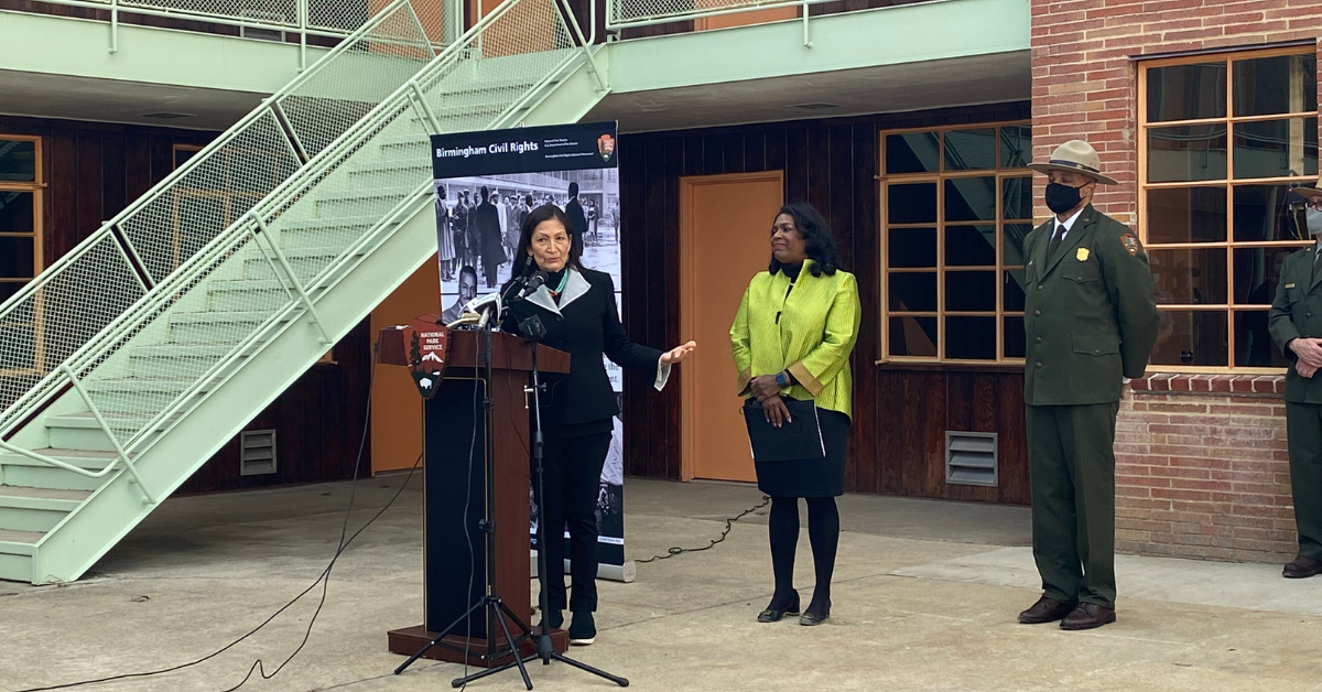 “It’s a great day to be in Birmingham, Alabama”—notes from the Secretary of the Interior’s visit to the A.G. Gaston Motel “It’s a great day to be in Birmingham, Alabama”—notes from the Secretary of the Interior’s visit to the A.G. Gaston Motel
