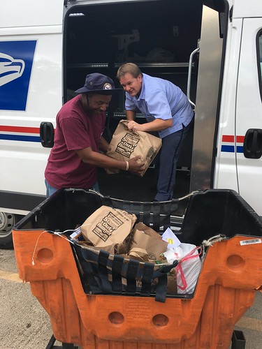 Letter carrier food drive with United Way of Central Alabama