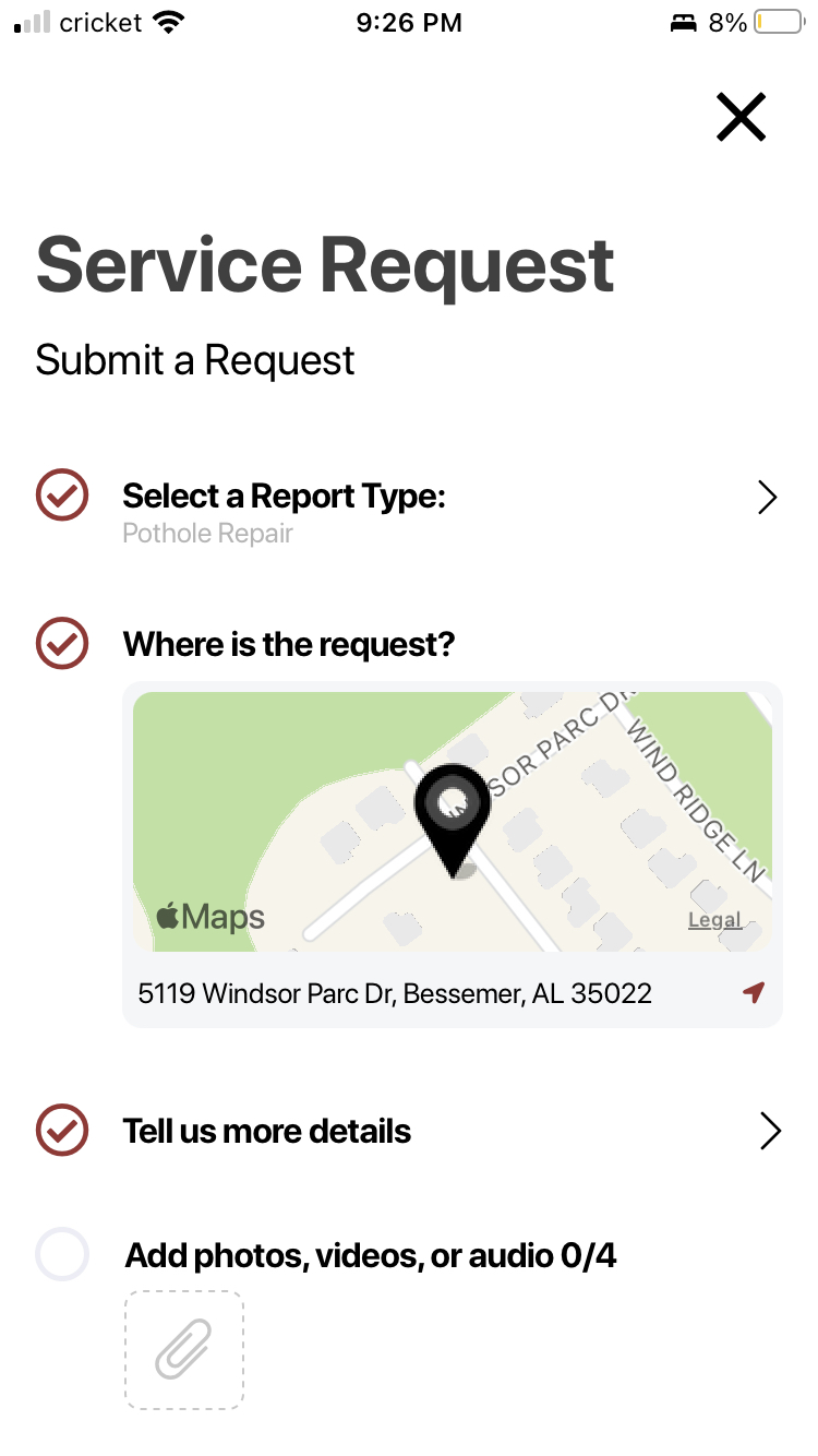 Get the new My JeffCo app today—report potholes, get info + more 3 service request on My JeffCo