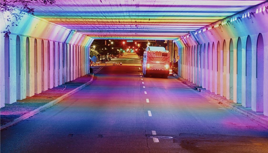 Birmingham’s Rainbow Light Tunnel glows on with approved updates