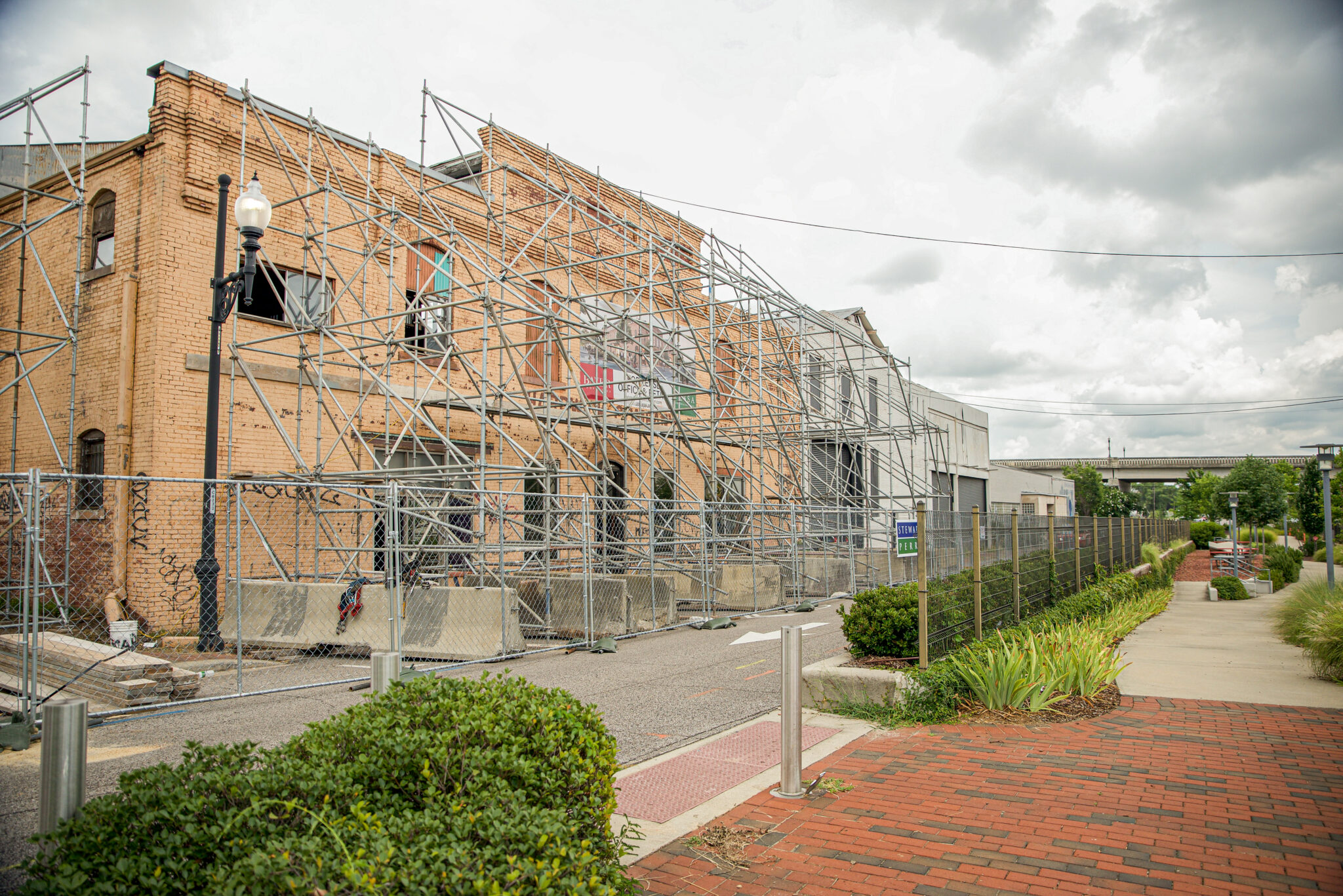 The Hardwick’s renovation has begun, right on the Rotary Trail