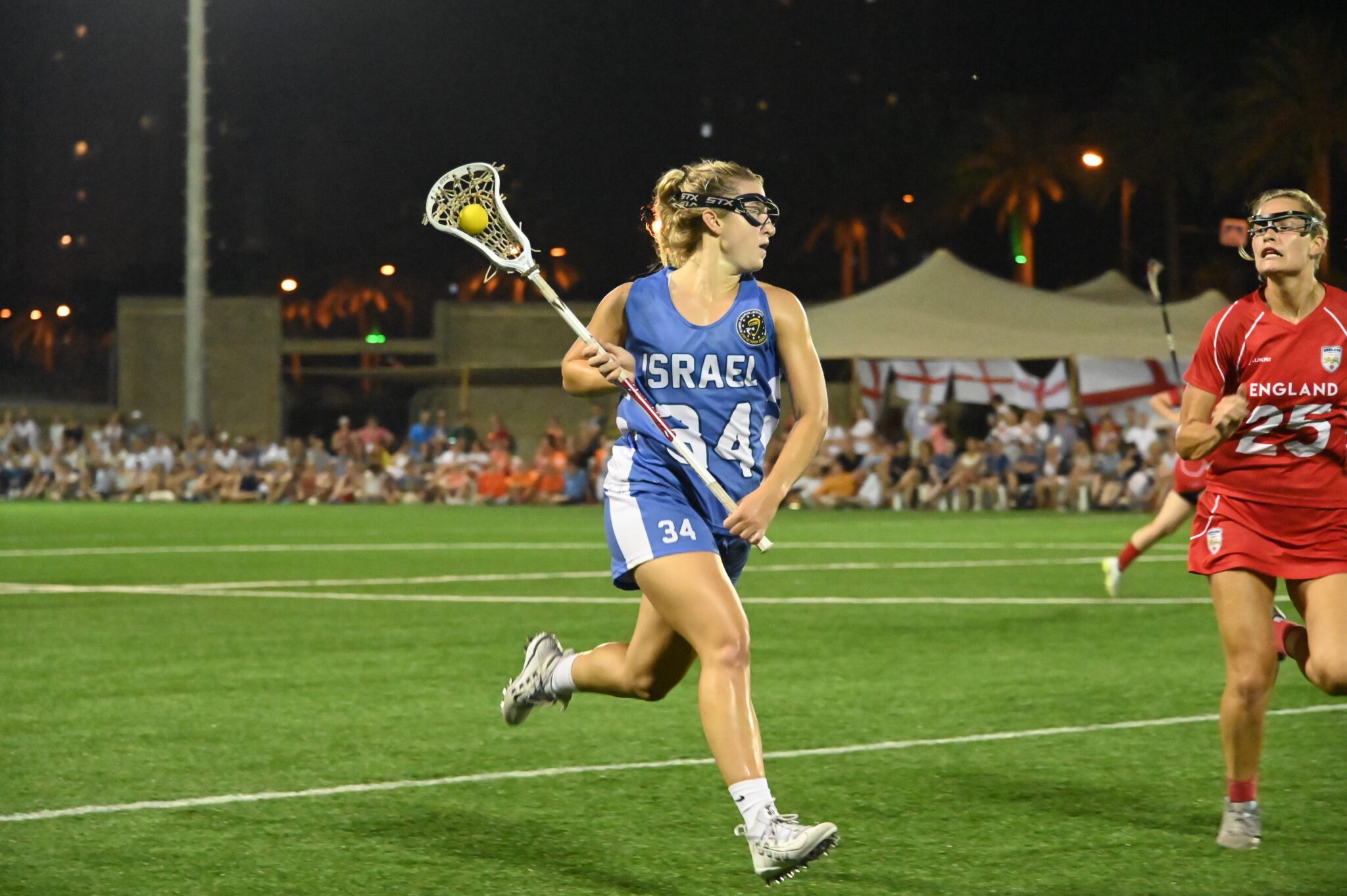 First Olivia Mannon played lacrosse for Mountain Brook + now is on the Israeli team at The World Games