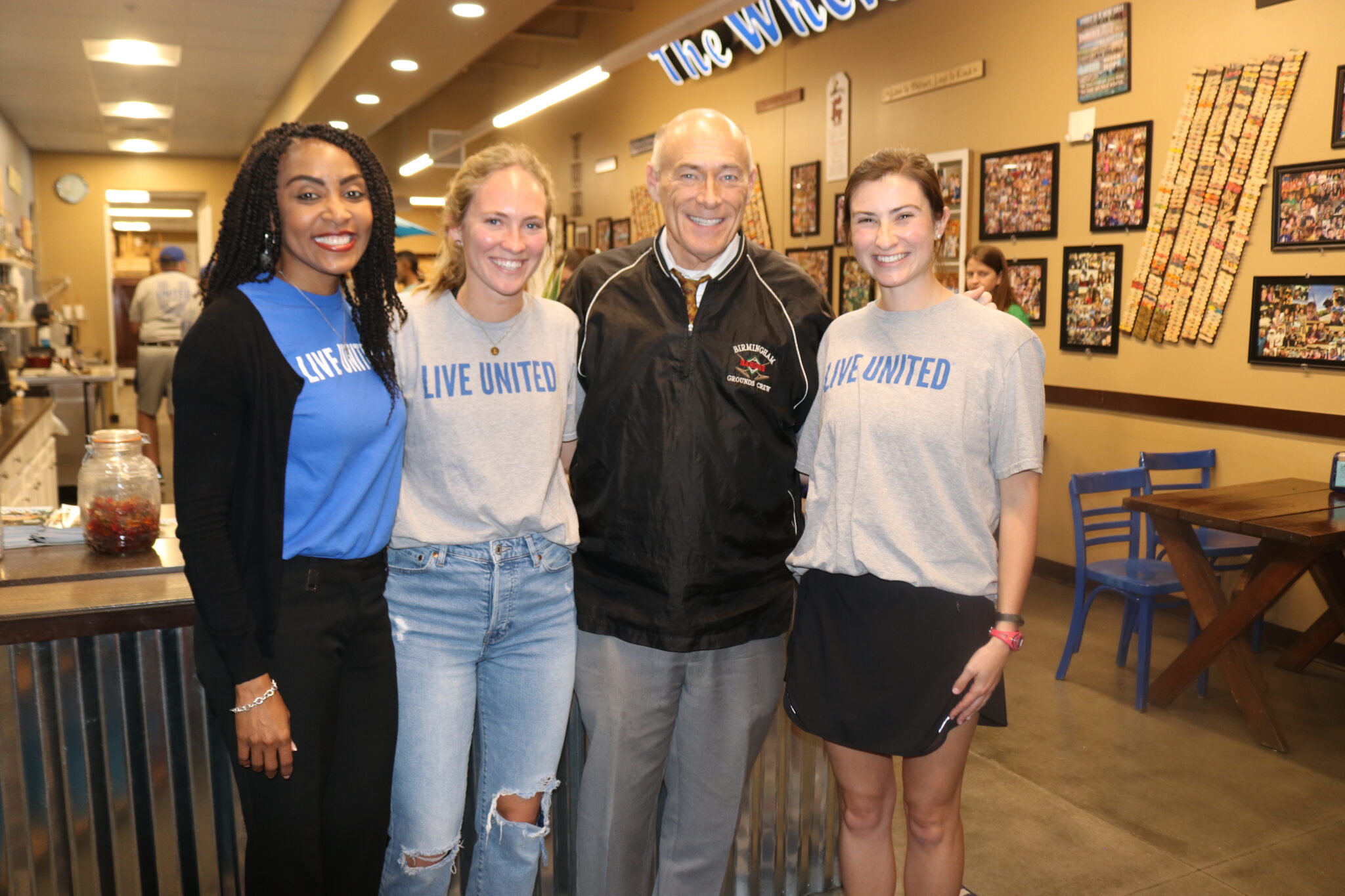 IMG 3090 James Spann and Hoover's Mayor joined United Way as celebrity ice cream scoopers—details here
