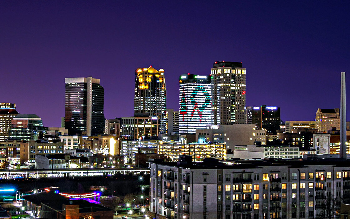 Regions Bank’s holiday lights are back every night, now through Jan 1 Regions Bank’s holiday lights are back every night, now through Jan 1