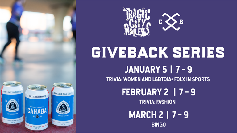 Give Back Night Benefitting Tragic City Rollers 15 TCR giveback event Give Back Night Benefitting Tragic City Rollers