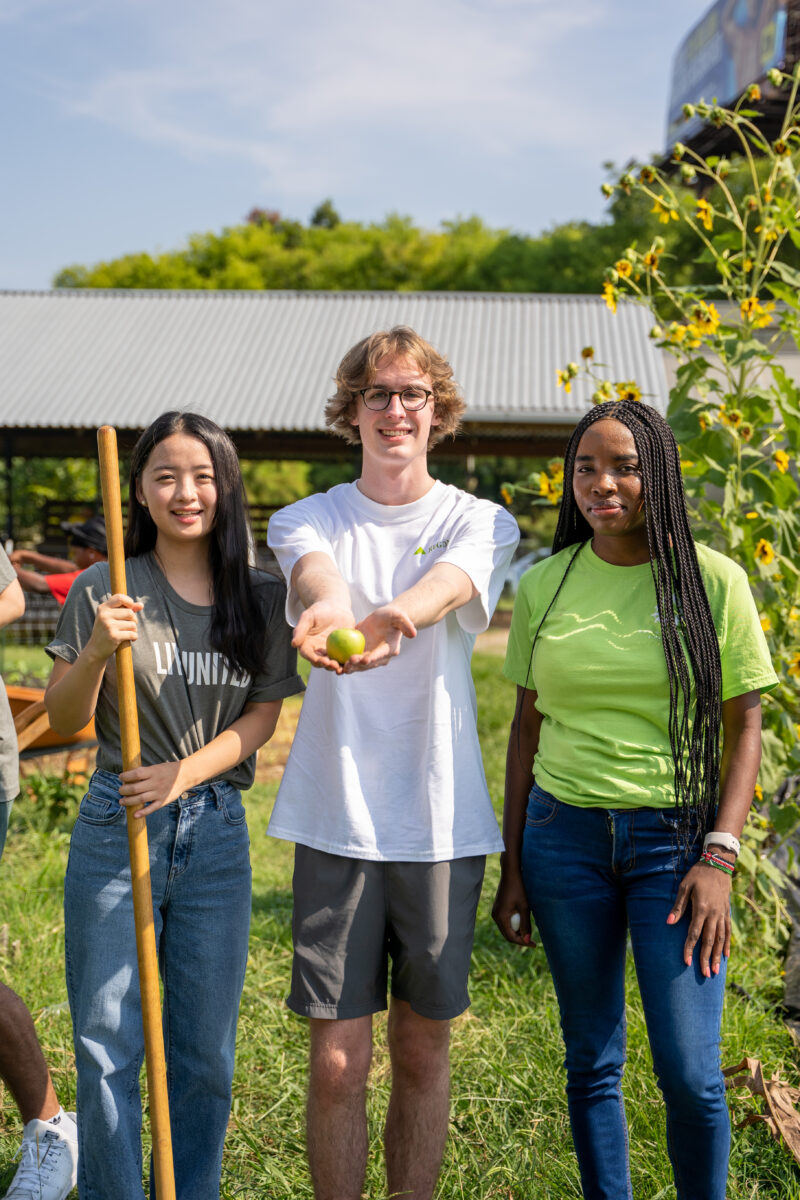 Unique ways Jones Valley Teaching Farm is growing good things in Birmingham 5 people working at Jones Valley Teaching farm