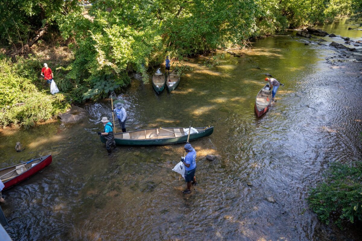 Keep our rivers clean at the Valley Creek cleanup this August Keep our rivers clean at the Valley Creek cleanup this August