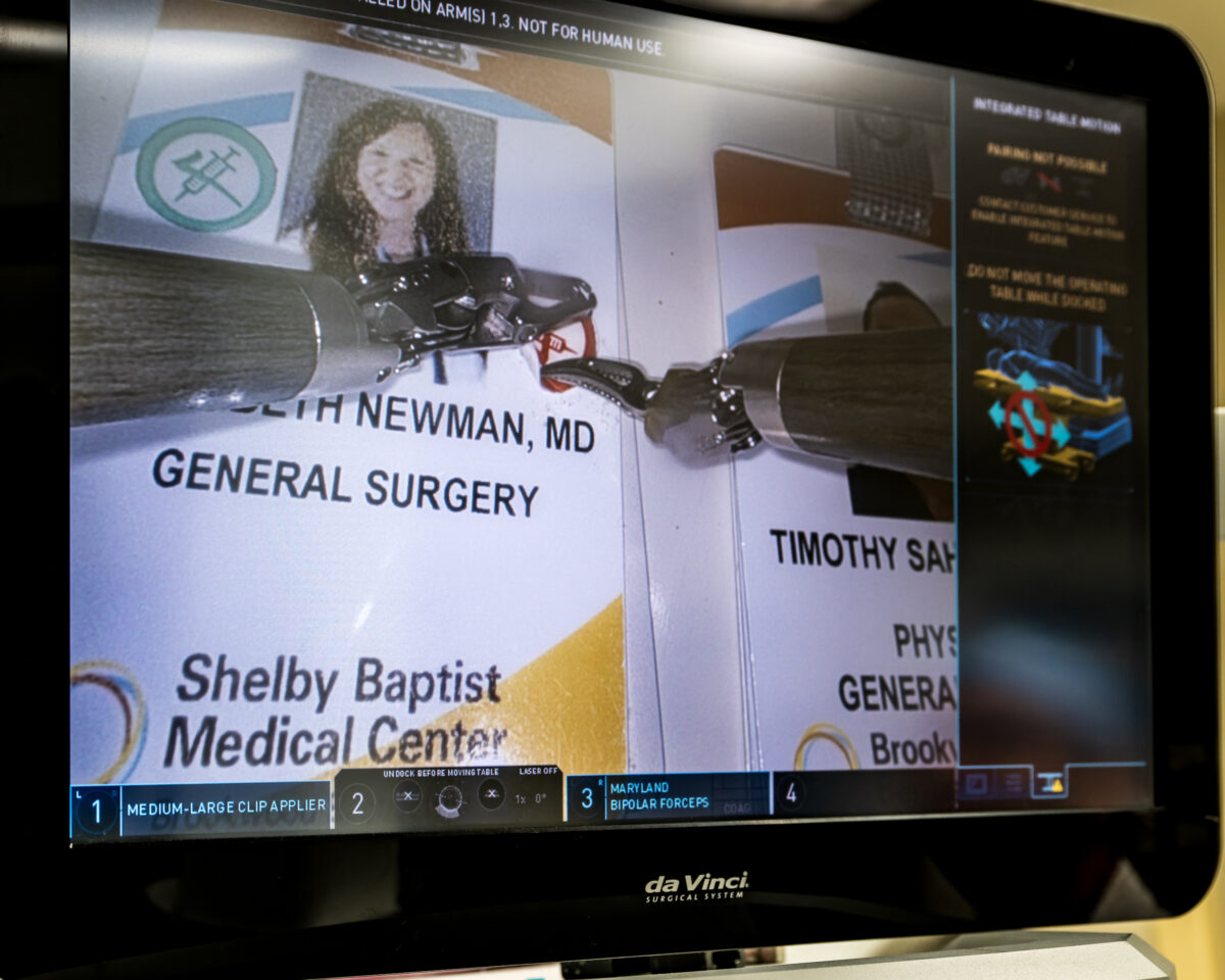 Robotic surgery, Shelby Baptist