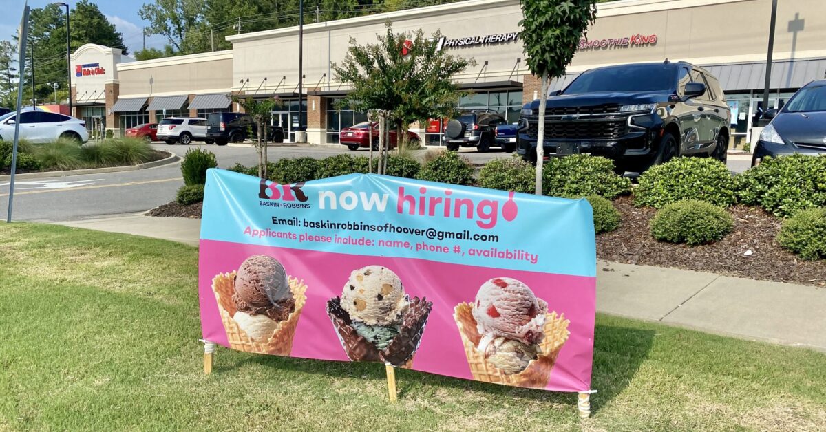 Baskin-Robbins to open its 3rd stand-alone Alabama location in Hoover on Sept. 9th
