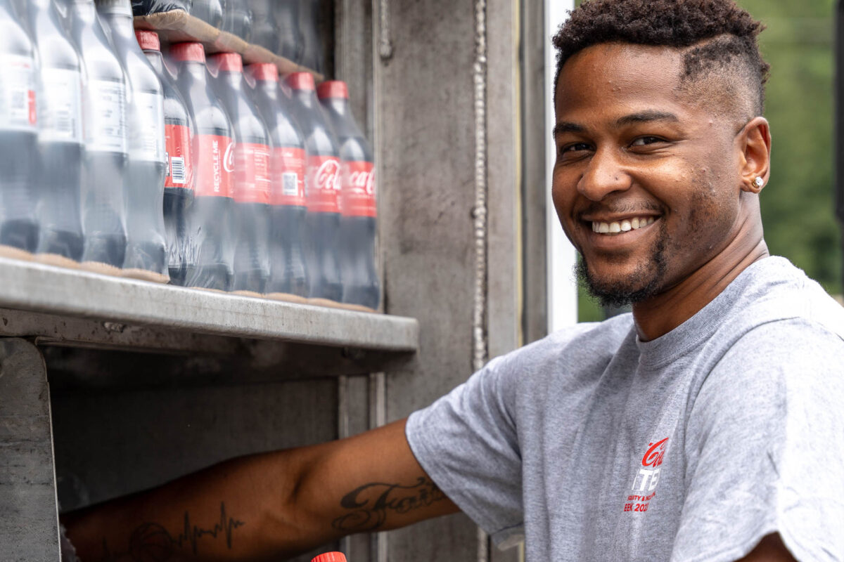 Meet the amazing team restocking your favorite vending machine snacks Meet the amazing team restocking your favorite vending machine snacks