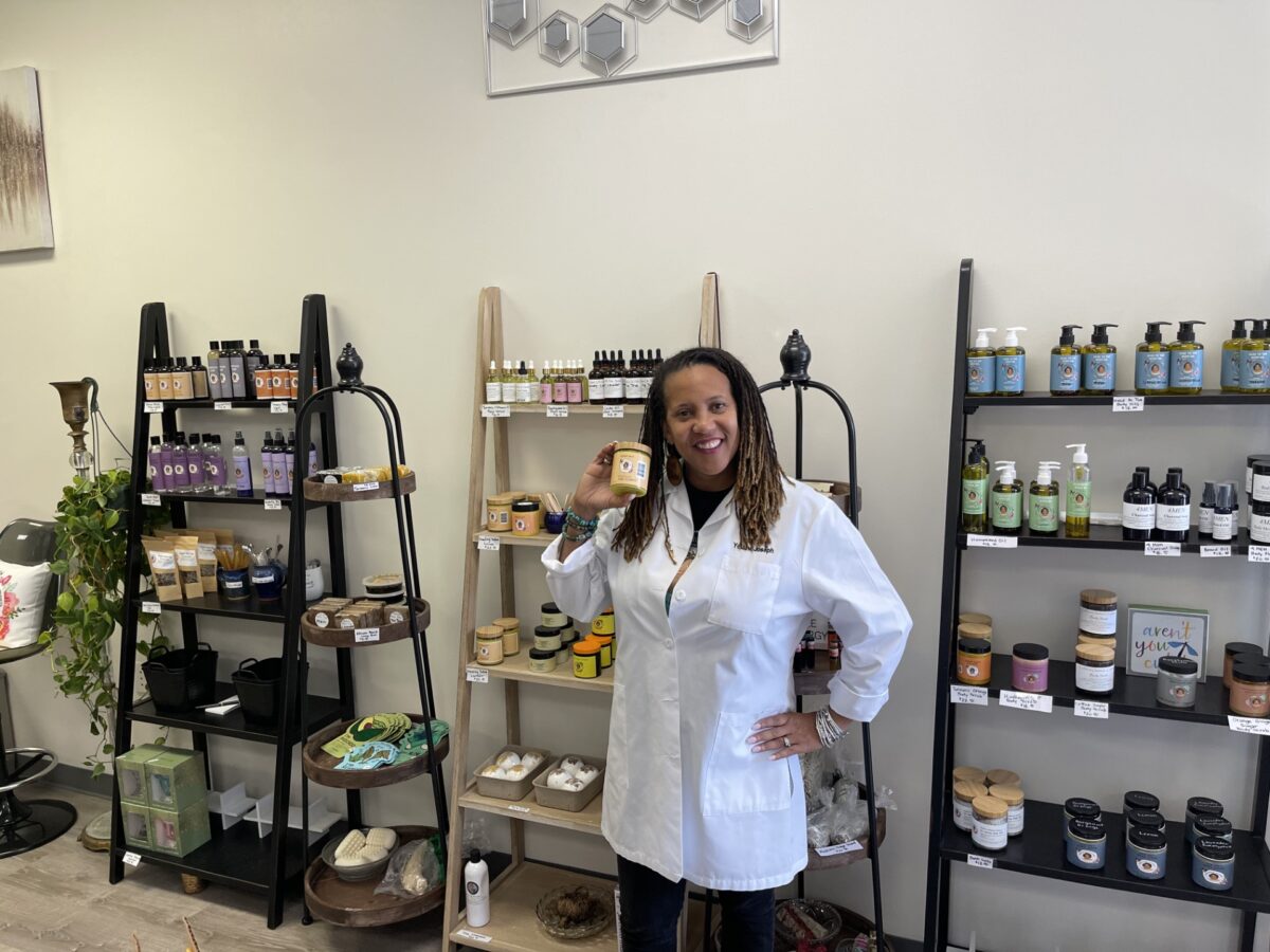yolaine Welcoming rEVOLVEr Resale and Yolaine’s Enhancing Skincare Products to Five Points South
