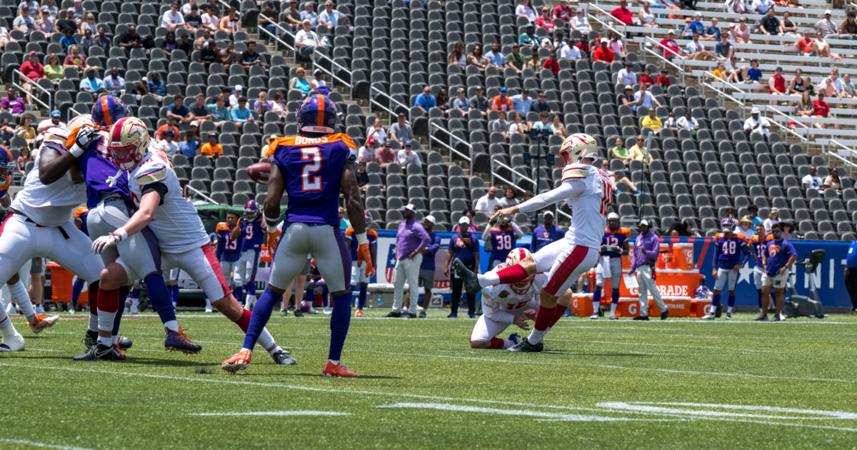 Former Birmingham Stallions kicker shatters NFL records Former Birmingham Stallions kicker shatters NFL records