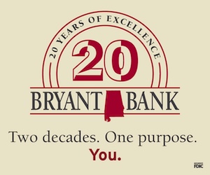 Bryant Bank - 20 years