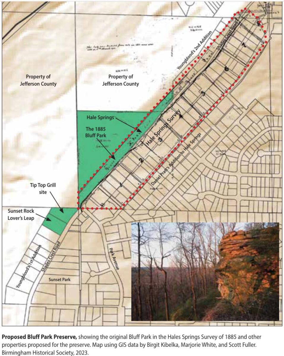 Will Forever Wild save one of Birmingham’s most breathtaking overlooks? A new coalition hopes so. 5 Hale Springs survey map Will Forever Wild save one of Birmingham’s most breathtaking overlooks? A new coalition hopes so.