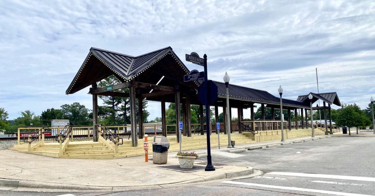 Irondale restores train platform at Whistle Stop Cafe [PHOTOS]