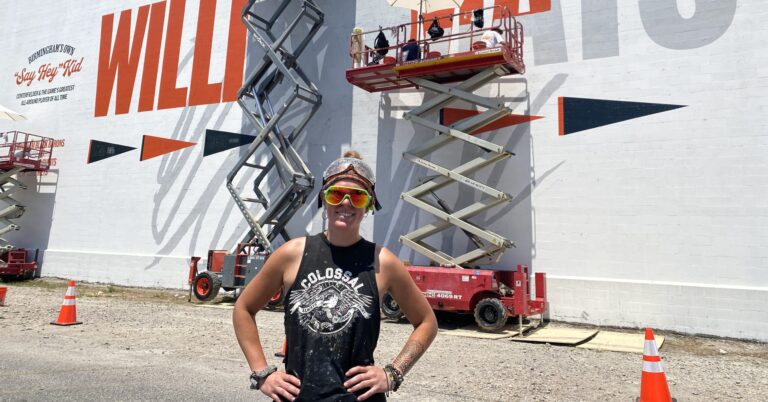 New York-based painting company plans to knock Willie Mays mural out of the park [PHOTOS]