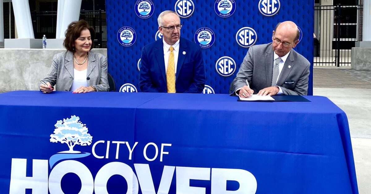 It’s Official! Hoover will host the SEC Baseball Tournament until 2028 It’s Official! Hoover will host the SEC Baseball Tournament until 2028