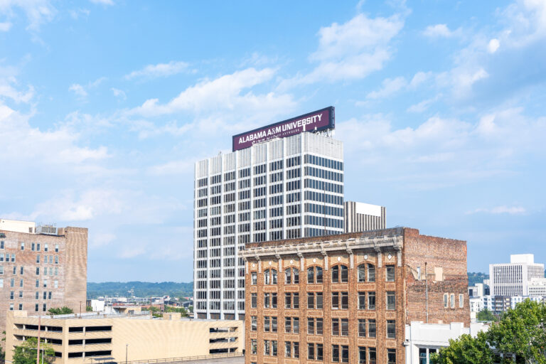 Giant Alexander Shunnarah billboard in downtown Birmingham replaced Giant Alexander Shunnarah billboard in downtown Birmingham replaced