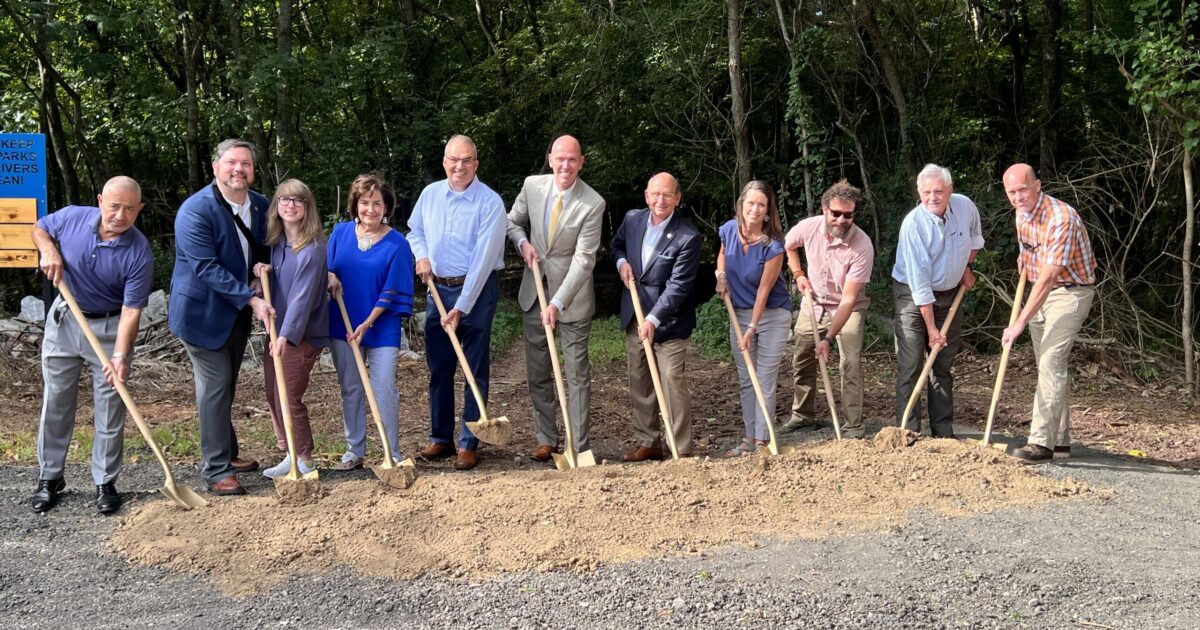 Hoover breaks ground on new walking trail Loch Haven Park