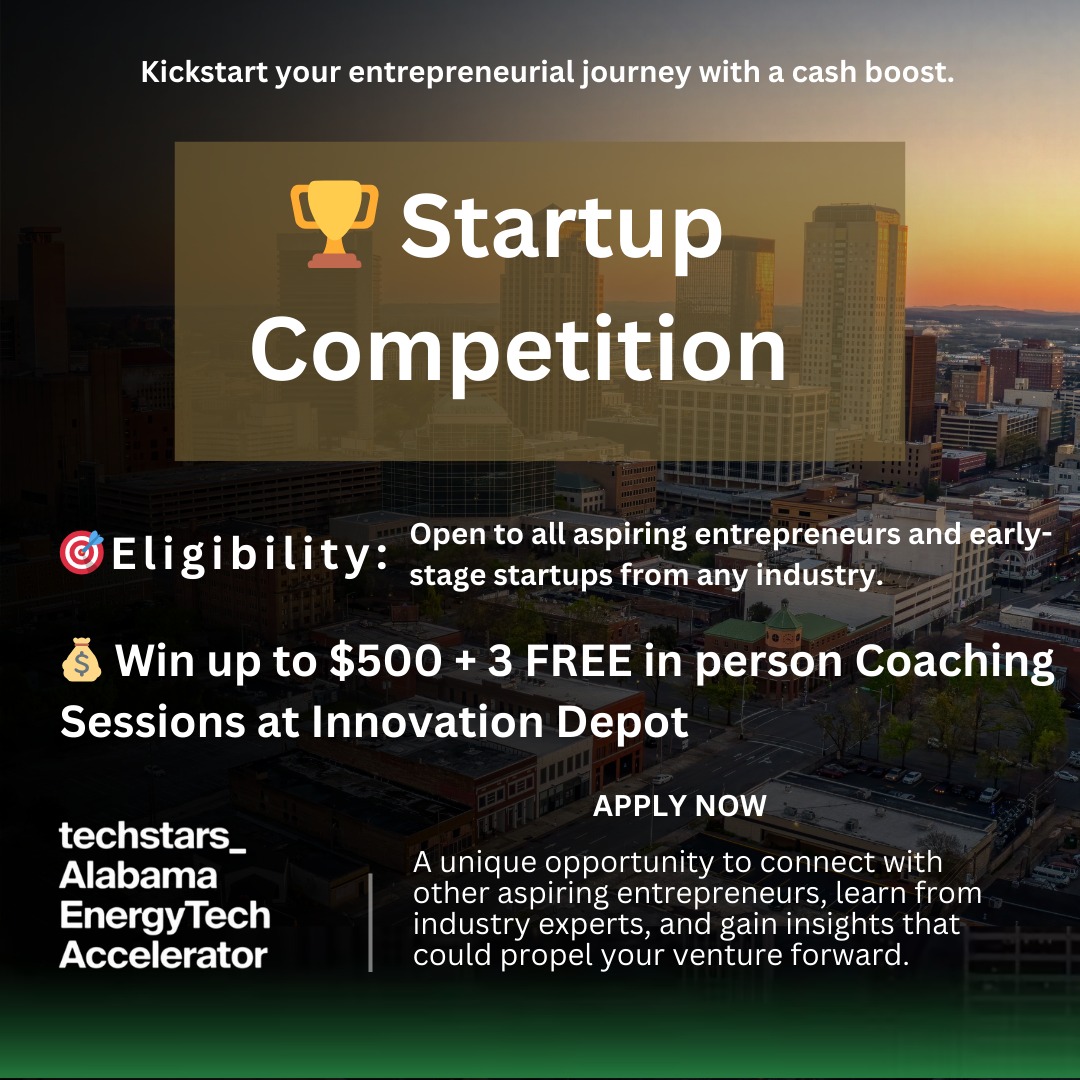 Pitch Nights Competition! Hosted by Techstars Alabama Energytech Accelerator