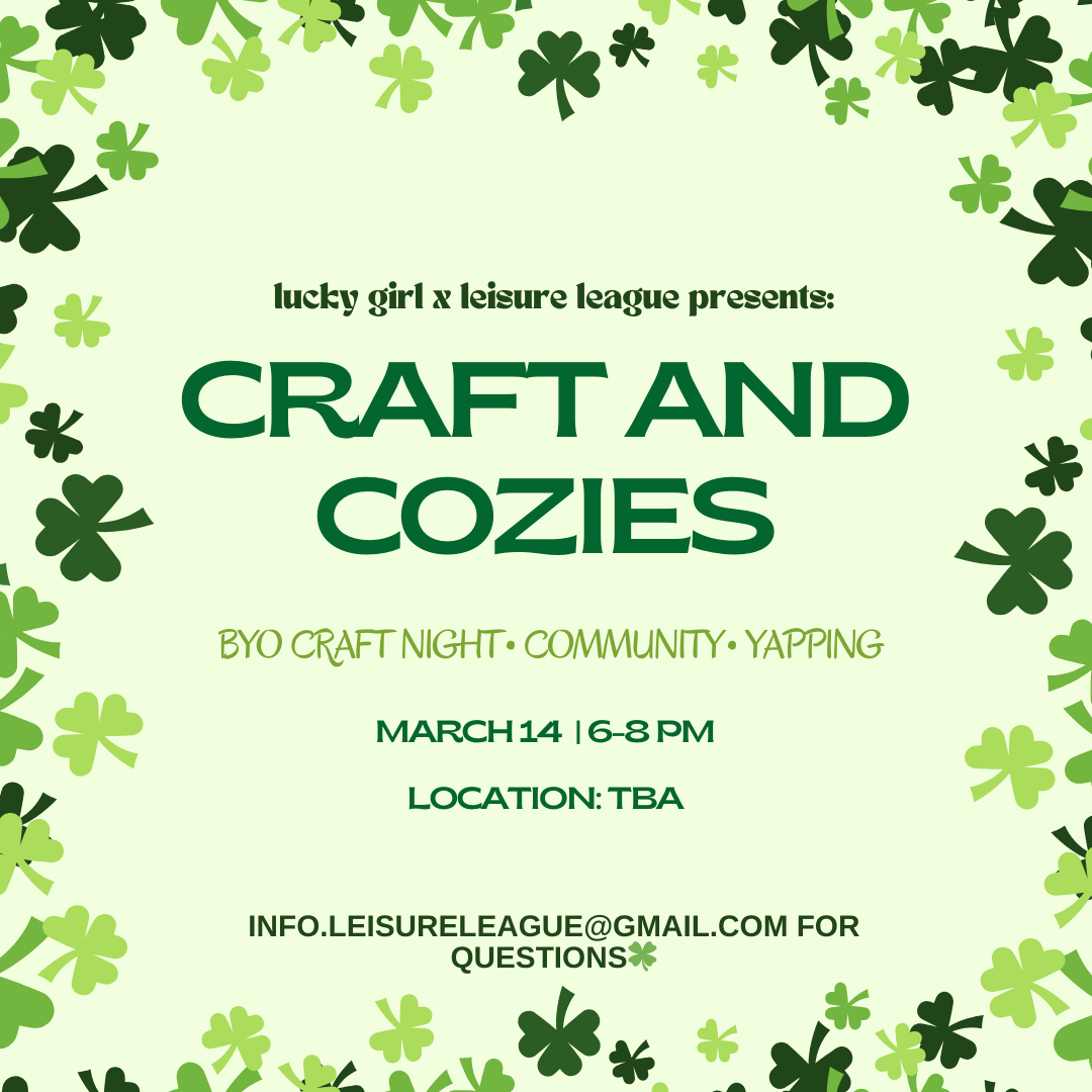 Leisure League | Hobby Club : Craft & Cozies
