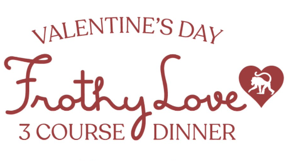 Valentine’s Day Dinner at Frothy Monkey Valentine’s Day Dinner at Frothy Monkey