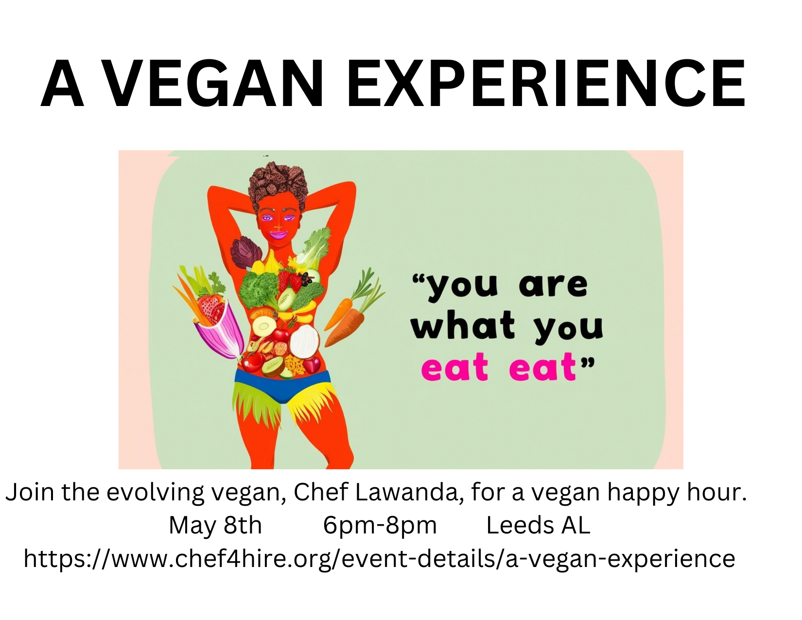 You Are What You Eat,  A Vegan Experience