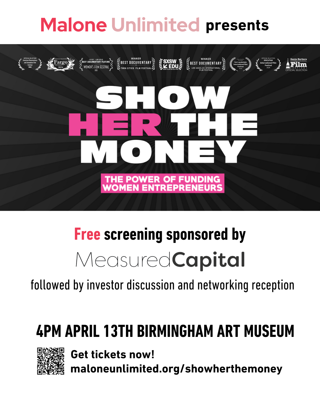 “Show Her The Money” Film Screening