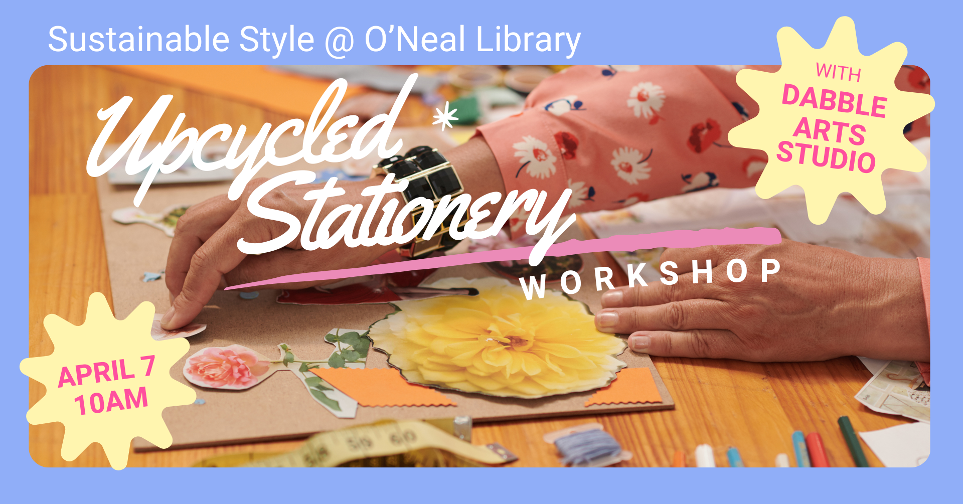 Sustainable Style: Upcycled Stationary with Dabble Arts Studio