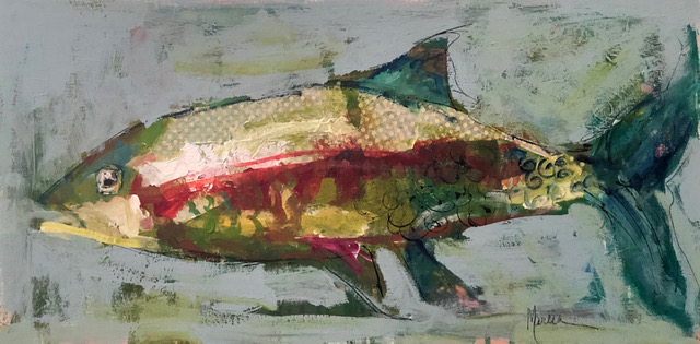 Experimenting with Watercolor and Acrylic with Marcia Hodges